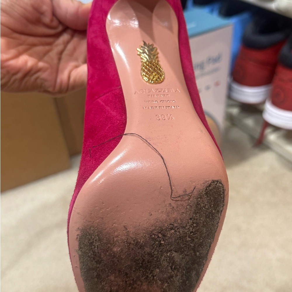 Aquazzura fuschia pumps 39.5